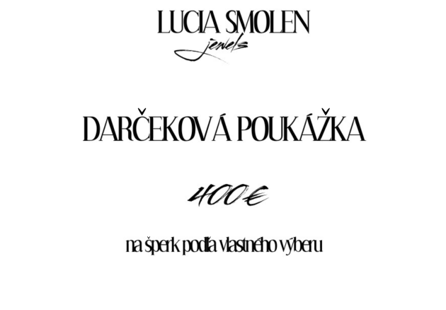 Darčekový poukaz 400 eur